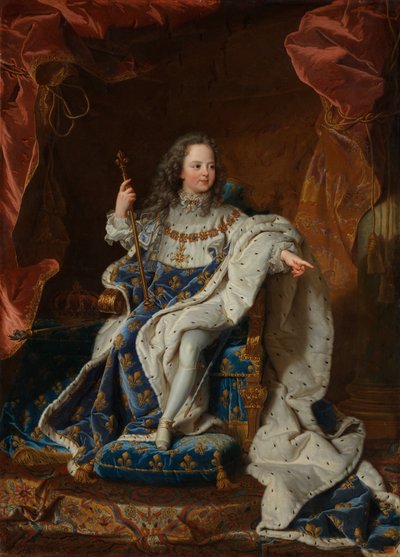 Ludvig XV 1710-1774 som barn, ca. 1716-24. af Unbekannt