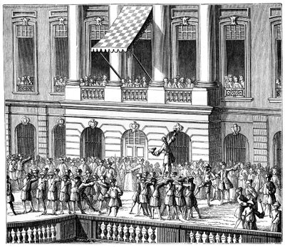 Louis XV i Strasbourg, 1744, 1885 af Unbekannt