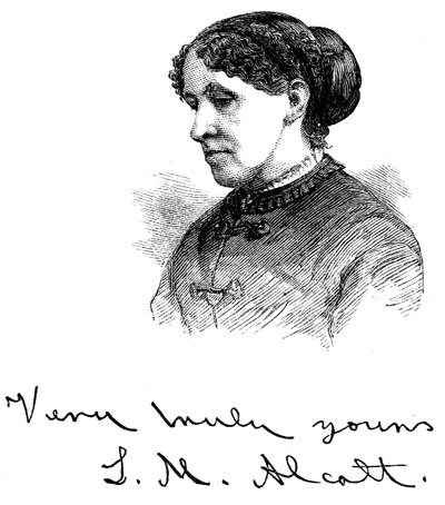 Louisa May Alcott 1832-1888, amerikansk forfatter, 1875 af Unbekannt