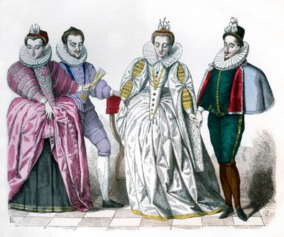 Louise af Lorraine, hertug af Guise, Marguerite de Vaudemont og Anne de Joyeuse, 1581 1882-1884 af Unbekannt