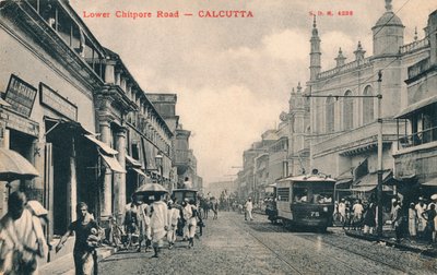 Lower Chitpore Road - Calcutta, c1910 af Unbekannt