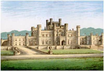 Lowther Castle, Westmorland, hjemsted for jarlen af Lonsdale, c1880 af Unbekannt