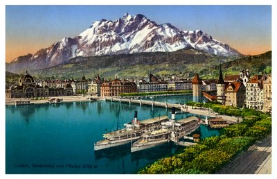 Luzern, Schweiz, 20. århundrede af Unbekannt