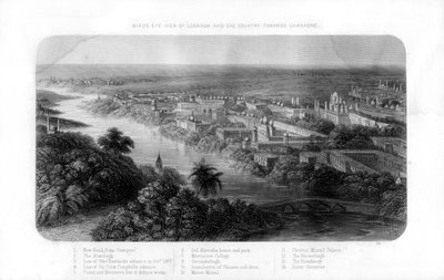 Lucknow, Uttar Pradesh, Indien, 1800-tallet af Unbekannt