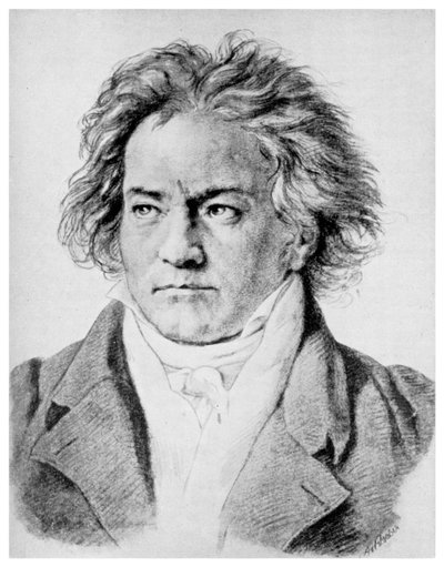 Ludwig von Beethoven, tysk komponist, c1818-1822 1956 af Unbekannt