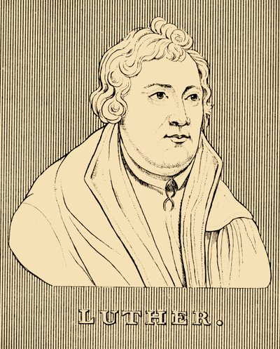 Luther, 1483-1546, 1830. af Unbekannt