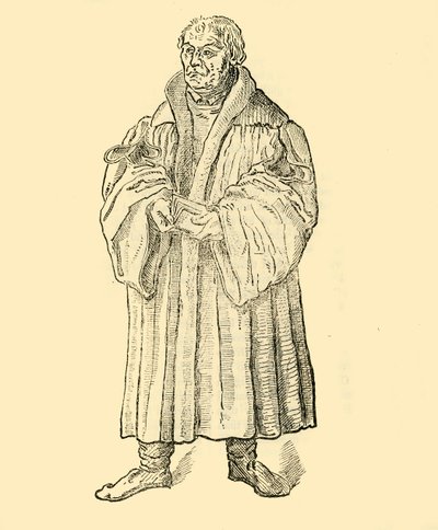 Luther Prædiken, c1500-1520, 1890. af Unbekannt