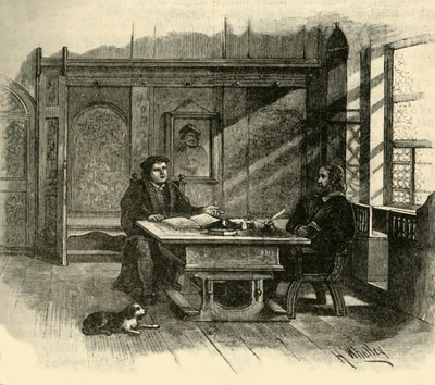 Luther og Melanchthon, c1500-1520, 1890. af Unbekannt