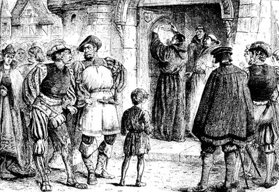 Luthers protest, 1517, 1909 af Unbekannt