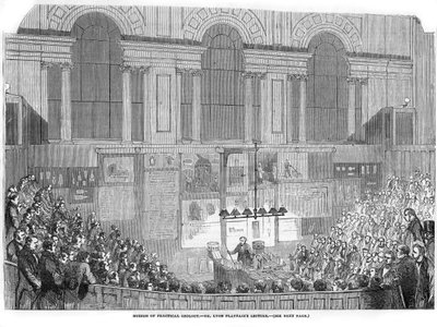 Lyon Playfair, skotsk kemiker og politiker, foredrag, 1852 af Unbekannt