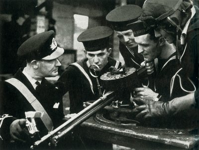 Maskingeværinstruktion, Fleet Air Arm, c1943. af Unbekannt