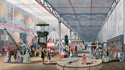 Machinery Hall, Crystal Palace Exhibition, London, 1851 af Unbekannt