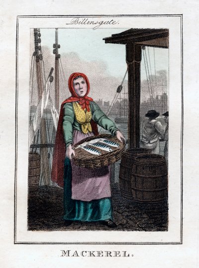Makrel, Billingsgate, London, 1805 af Unbekannt