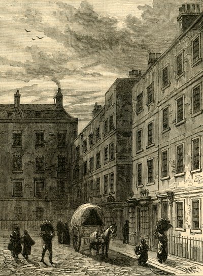 Macklins House, Tavistock Row, 1881. af Unbekannt