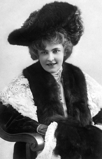 Madge Lessing 1866-1932, tysk skuespillerinde, 1900-tallet af Unbekannt