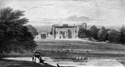 Madingley Hall, Madingley, Cambridgeshire, 19. århundrede 1912 af Unbekannt