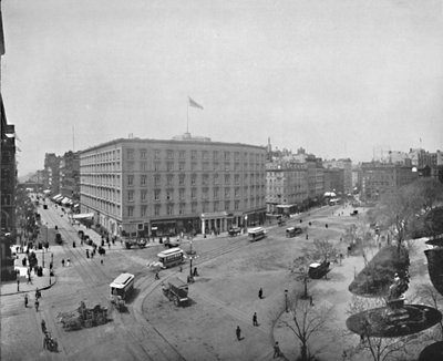 Madison Square, 1800-tallet af Unbekannt