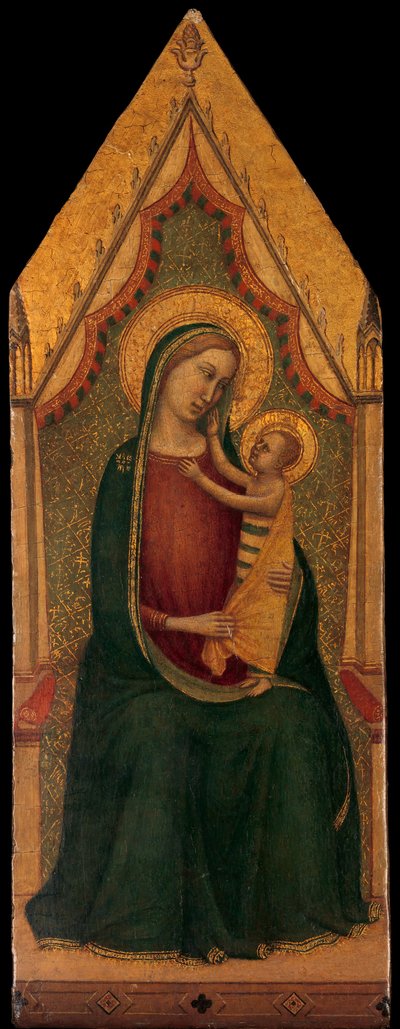 Madonna and Child Enthroned, ca. 1335-39. af Unbekannt