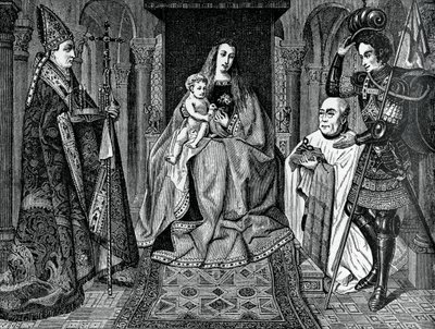 Madonna og barn med kanon Joris van der Paele, 1436, 1870 af Unbekannt