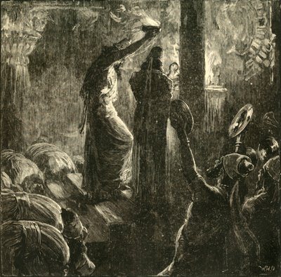 Magi Round the Sacred Fire, 1890. af Unbekannt
