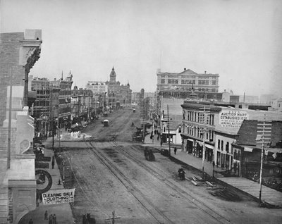 Main Street, Winnipeg, Manitoba, c1897. af Unbekannt