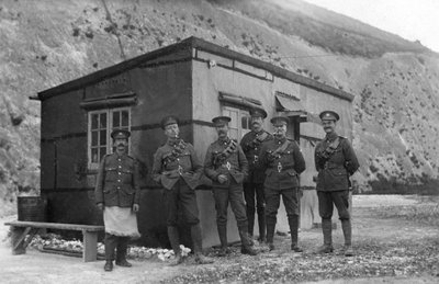 Hovedvagt, Royal Naval Depot, Fleet House og Archcliffe Fort, Dover, c1916 af Unbekannt