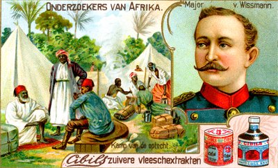 Major von Wissman, tysk soldat, ca. 1900 af Unbekannt
