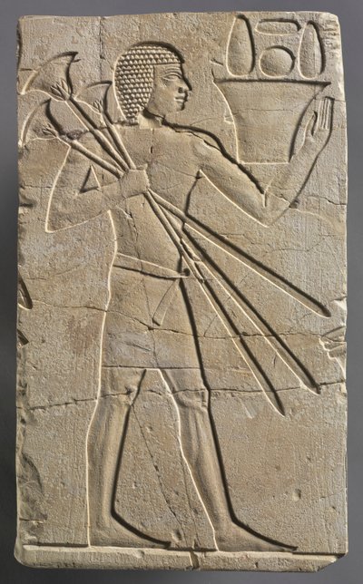 Mandlig Offerbærer, ca. 667-647 f.Kr. af Unbekannt