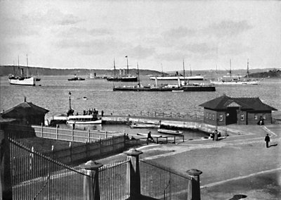 Man o War Stairs and Farm Cove, c1900. af Unbekannt