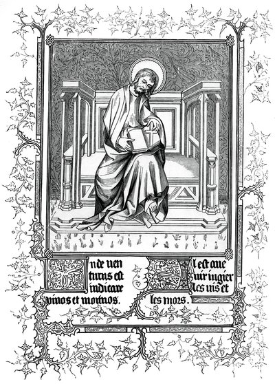 Man of Sorrow, eller Kristus, der viser korsets tegn, 1870 af Unbekannt