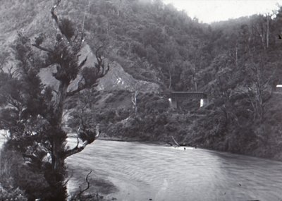 Manawatu Gorge, slutningen af det 19.-begyndelsen af det 20. århundrede. af Unbekannt