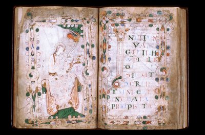 Manche N* 067, Vil de Mortain, Skat fra Saint Evroult kollegiale kirke, Evangeliebog fra det 10. århundrede. af Unbekannt