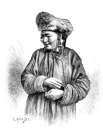 Manchu kvinde, c1890 af Unbekannt