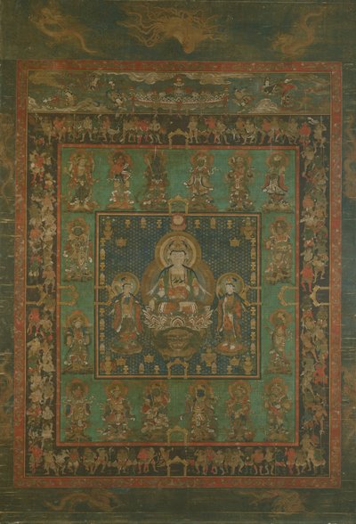 Mandala af Hannya Bosatsu, 1300-tallet. af Unbekannt