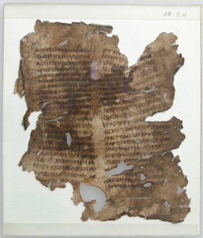 Manuskriptbladfragment, koptisk, 4.-7. århundrede. af Unbekannt