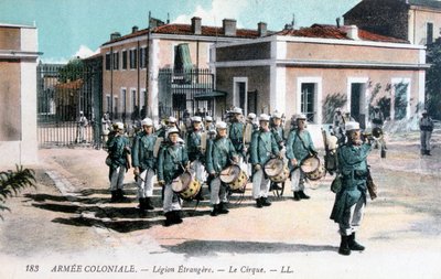 Marching band, French Fremmedlegion, c1910 af Unbekannt