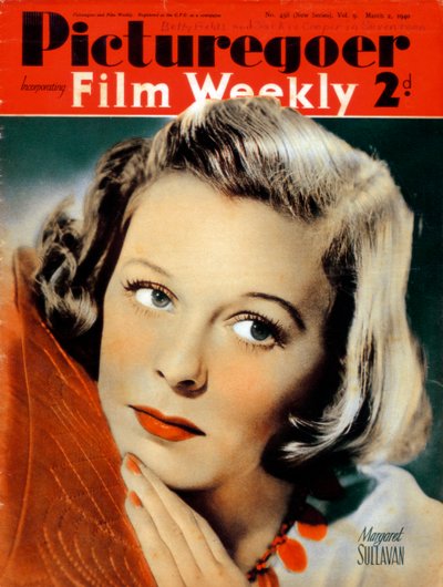 Margaret Sullavan 1909-1960, amerikansk skuespillerinde, 1940 af Unbekannt