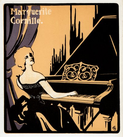 Marguerite Cornille, fransk music hall-sangerinde, slutningen af det 19. århundrede af Unbekannt