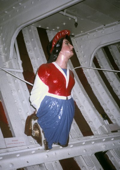 Marianne, galionsfigur fra en fransk Grand Banks-fiskerbåd af Unbekannt