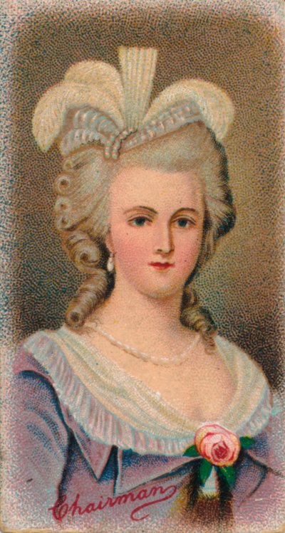 Marie Antoinette 1755-1793, dronning af Frankrig, 1912 af Unbekannt