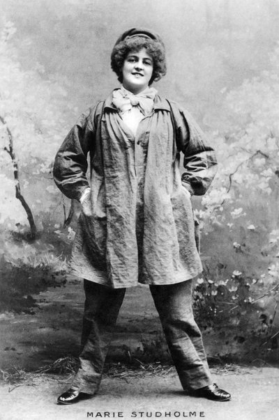 Marie Studholme 1875-1930, engelsk skuespillerinde, 1900-tallet af Unbekannt