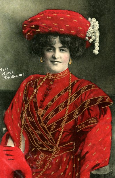 Marie Studholme 1875-1930, engelsk skuespillerinde, 1907 af Unbekannt
