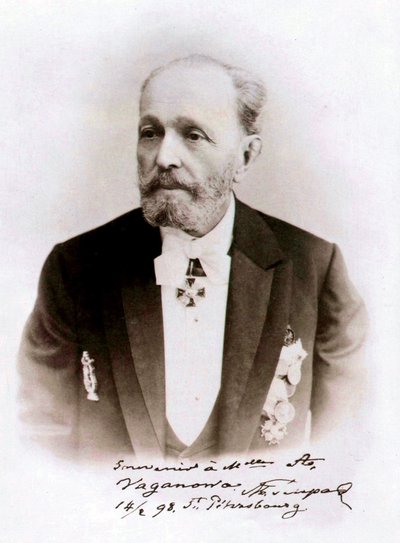 Marius Petipa, russisk balletdanser og koreograf, 1898 af Unbekannt