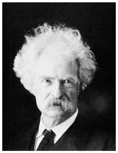 Mark Twain, amerikansk forfatter, i sine senere år, c1890
