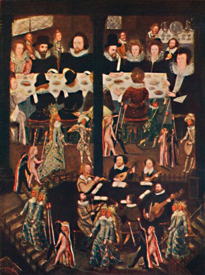 Sir Henry Untons bryllupsfest, c1596, 1903 af Unbekannt