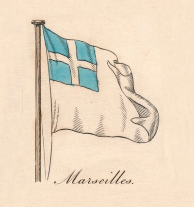 Marseille, 1838 af Unbekannt