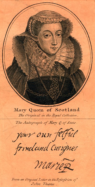Mary, dronning af Skotten, 1542-1587 af Unbekannt