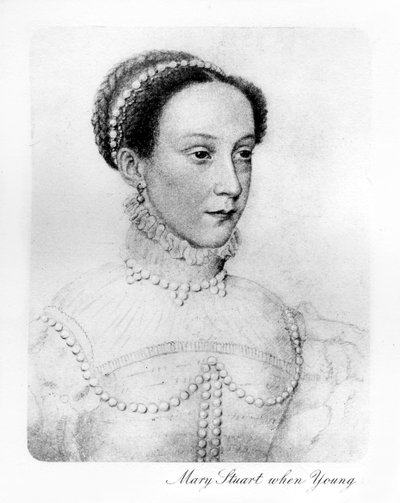 Mary Stuart som ung, 1907 af Unbekannt
