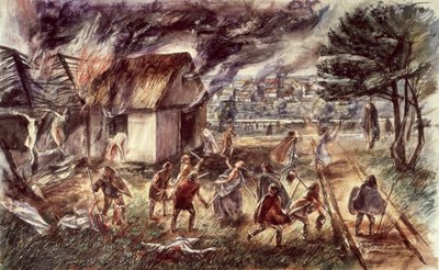 Massakren ved Londinium, 60 e.Kr af Unbekannt