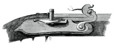 Matchlock, slutningen af det 17. århundrede, fra Tower of London, c1880 af Unbekannt